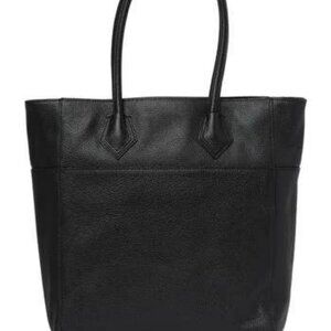 💗Rebecca Minkoff "Adeline" Black Pebbled Leather 13x15x3 Tote, Dust Bag💗